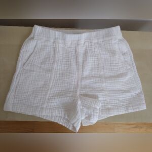 Madewell Lightspun Pull On Shorts White Small